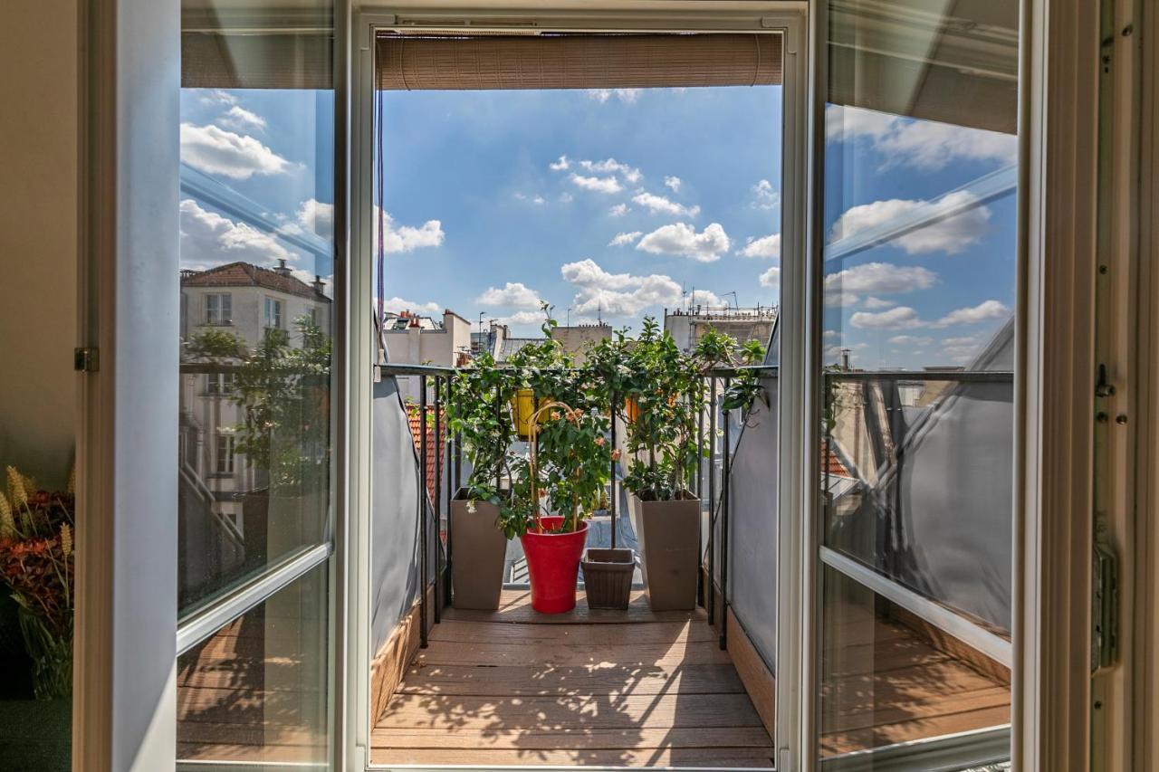 Paris Centre Dernier Etage Vue Ascenseurアパートメント エクステリア 写真