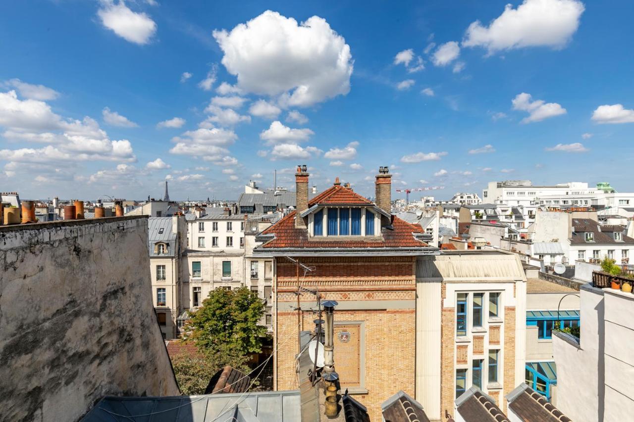 Paris Centre Dernier Etage Vue Ascenseurアパートメント エクステリア 写真
