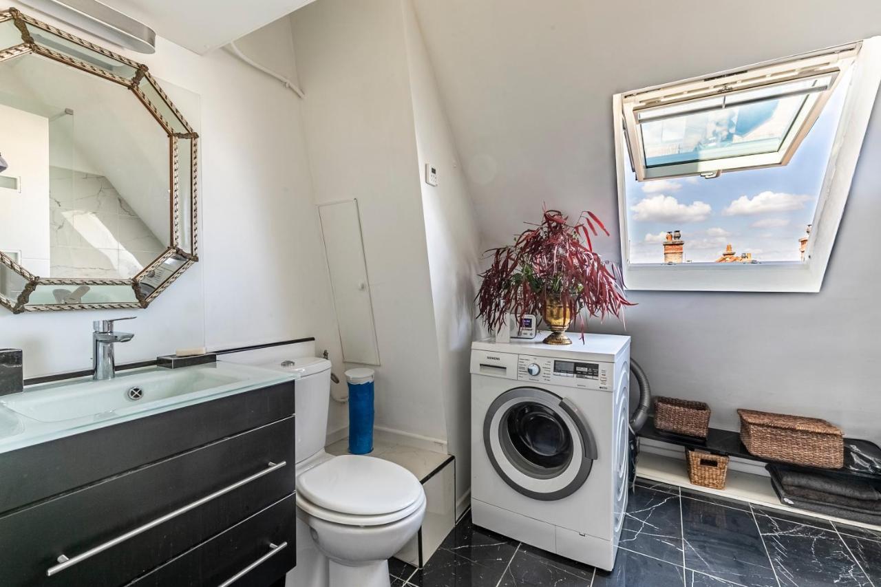 Paris Centre Dernier Etage Vue Ascenseurアパートメント エクステリア 写真